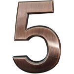 (n� 5) num�ros de bo�te aux lettres 3d autocollants de 10cm pour maison et appartement