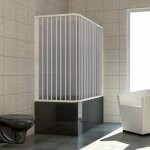 Idralite - pare - baignoire avec porte pliable en pvc h 150 mod. nadia 70x150 avec ouverture latérale ... Idralite - pare - baignoire avec porte pliable en pvc h 150 mod. nadia 70x150 avec ouverture latérale ...