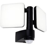 Naeve jaro projecteur d'ext�rieur double led anthracite avec d�tecteur de mouvement pir 4 000 k ip54