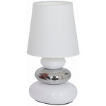 Naeve stoney lampe de table avec abat - jour rond conique blanc 1xe14