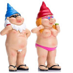 Nain de jardin - nains de jardin nains de jardin nus amusants - petites statues grossi�res - cadeau de ...