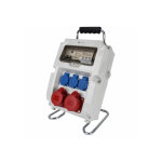 Nalto - coffret de chantier triphas� + monophas� pr� - �quip� avec arr�t d'urgence