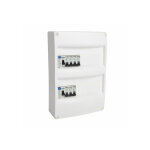 Nalto - tableau �lectrique pr� �quip� 2 rang�es 26 modules 2id + 7 disjoncteurs