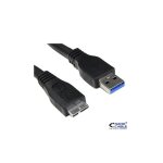 Nanocable - usb 3. 0 cable 1m a / m - micro b / m connection - pour disques durs externes, etc.
