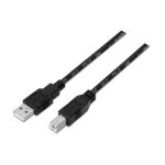Nano cable - nanocable - usb 2. 0 cable pour imprimante type a / m - b / m 3m noir