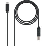Cble usb 2. 0 imprimante 3a, type usb - c / m - a / m noir 1. 0m
