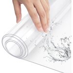 Nappe 2 mm imperm�able transparente, rectangulaire nappe de table en pvc, nappe transparente de protection, ...