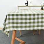 Nappe � carreaux vichy, nappe carr�e en m�lange de coton � carreaux pour la cuisine, les pique - niques ...