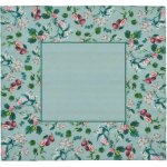 Zen et ethnique - nappe carre orchide 140 x 140 cm