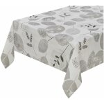 Nappe de cuisine antitache plastifi�e effet tissu d�perlant fantaisie de floral - 140x100 cm