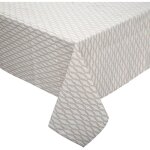 Nappe dune coton chambray beige 150x250cm atmosphera cr�ateur d'int�rieur
