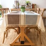 Nappe exterieur rectangulaire anti tache nappe lavable tissu nappe table a manger nappe cuisine nappe ...