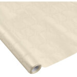 Nappe en papier damasse 1. 18 x 5 m vitamina creme