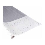 Nappe papier 'damassée Étoile' 1, 18x5m argent Nappe papier 'damassée Étoile' 1, 18x5m argent