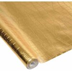 Nappe plastique 'effet peau de crocodile' 1, 20x5m or Nappe plastique 'effet peau de crocodile' 1, 20x5m or