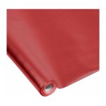 Nappe plastique 'imperm�able' 1, 20x5m rouge