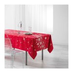 Nappe rectangulaire imprim�e  constellation  150x300cm rouge