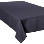 Nappe rsistante aux taches en gris ardoise - 150x300 cm atmosphera crateur d'intrieur