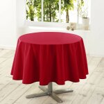 Nappe ronde antitache 'essentiel' 180cm rouge Nappe ronde antitache 'essentiel' 180cm rouge