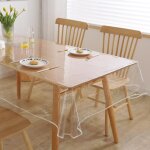 [jamais utilis�] nappe transparente lavable, , film de protection pour table, nappe pvc transparente ...