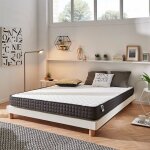 Naturalex - matelas titanium 140x190 - soutien blue latex - mousse  mmoire de forme hr - noyau de polyurtha ...