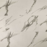 Naturasol - dalle pvc clipsable avec sous couche int�gr�e - ocean - imitation marbre de carrare - 30, ...