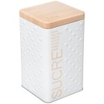 5five simply smart - bote  sucre poudre mtal scandinave nature blanc - 5five