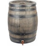 Nature - rcuprateur d'eau en forme de barrique en pe rotomoul - 50 litres - inclus accessoires