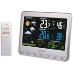 Achat nature - station m�t�o sans fil avec �cran lcd couleur - la crosse technology - ws6826whisil
