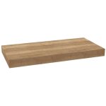 Naturel ? plaque sous lavabo 150x8x50 cm ch�ne halifax ? surface stratifi�e ? meuble sous vasque simple ...