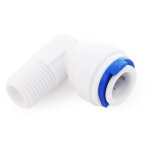 Naturewater raccord viss type jaco 90 pour tuyau 10 mm & filetage mle 12, 91mm (1 / 4 ) osmoseur