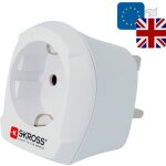 Adaptateur de voyage prise europe vers angleterre skross