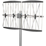 Nedis antenne tv tnt d'ext�rieur gain max. de 14 db uhf : 470 - 694 mhz 4 com