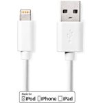 Nedis - c�ble lightning usb 2. 0 apple lightning, 8 broches usb - a m�le 480 mbps nickel� 1. 00 m rond ...