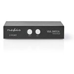 Nedis - commutateur vga 2 ports resolution maximale 2560x1600 500 mhz
