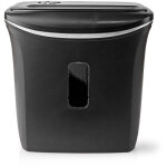 Nedis - destructeur de documents 6x pages a4 12 l norme de securite din 4 300 w noir