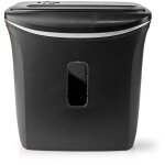 Nedis - destructeur de documents 6x pages a4 12 l norme de securite din 4 300 w noir