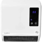 Radiateur soufflant c�ramique 2000w htba20wt ? pour pi�ces jusqu'� 20 m� ? thermostat r�glable et minuterie ...