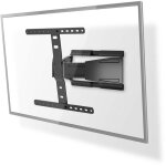 Nedis - support mural pour televiseur a mouvement complet 43 - 90 poids maximum de lecran supporte 50 ...