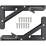 Neige - equerre pliable etagere, tablette murale rabattable, equerre pliable charge lourde consoles et ...