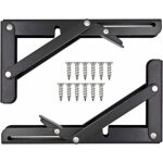 Neige - equerre pliable etagere, tablette murale rabattable, equerre pliable charge lourde consoles et ...