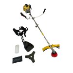 Débroussailleuse thermique 52cm3 + bobine, disque et harnais Débroussailleuse thermique 52cm3 + bobine, disque et harnais