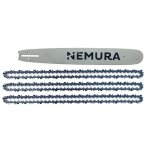 Guide de 38cm + 3 chaînes de tronçonneuse - 64 entraineurs - pas 325 - jauge 0. 58 (1. 5mm) Guide de 38cm + 3 chaînes de tronçonneuse - 64 entraineurs - pas 325 - jauge 0. 58 (1. 5mm)