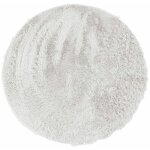 Thedecofactory - neo yoga - tapis salon lavable à base fine et souple extra doux blanc diam. 120 Thedecofactory - neo yoga - tapis salon lavable à base fine et souple extra doux blanc diam. 120