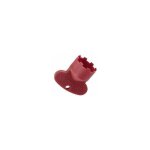 Cl� plastique rouge pour a�rateur int�gr� m�le 21. 5x100