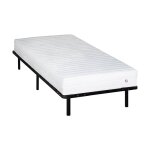 Olympe literie ensemble klo 90x200 cm matelas mousse haute densit� + sommier m�tal