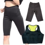 Neotex gym hot shapers fitness top et pantalon ventre plat pour perdre du poids tg. m