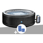 Netspa - spa gonflable boa rond bulles 5 - 6 places + 3 cartouches de filtration Netspa - spa gonflable boa rond bulles 5 - 6 places + 3 cartouches de filtration