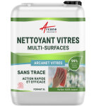 Nettoyant vitres naturel 99% origine naturelle - certifi� ecocert - sans traces - arcanet - 5 l - arcane ...