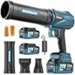 Nettoyeur haute pression sans fil highsam, 4 vitesses, pression max. 120 bars, portable, avec 2 batteries ...